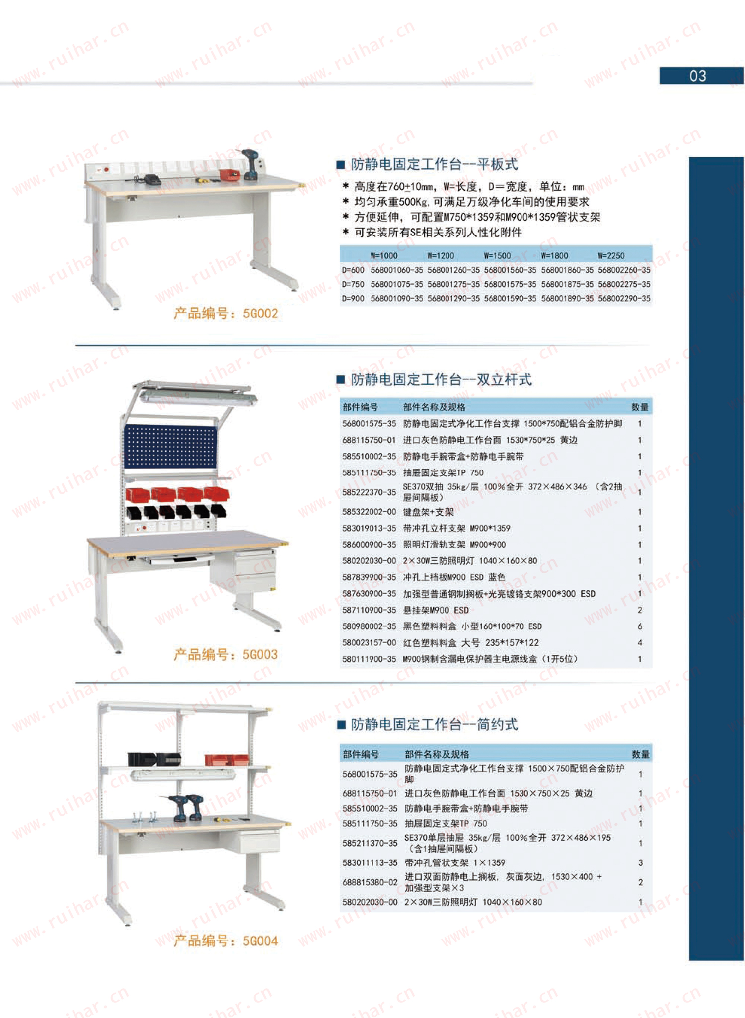 固定式防靜電式作臺(tái)，SEG-08-A，SEG-08-B，SEG-08-C，SEG-08-D，森億