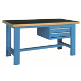 重型工作臺高分子桌板帶兩吊抽，GF1500-B，GF1800-B，GF2000-B